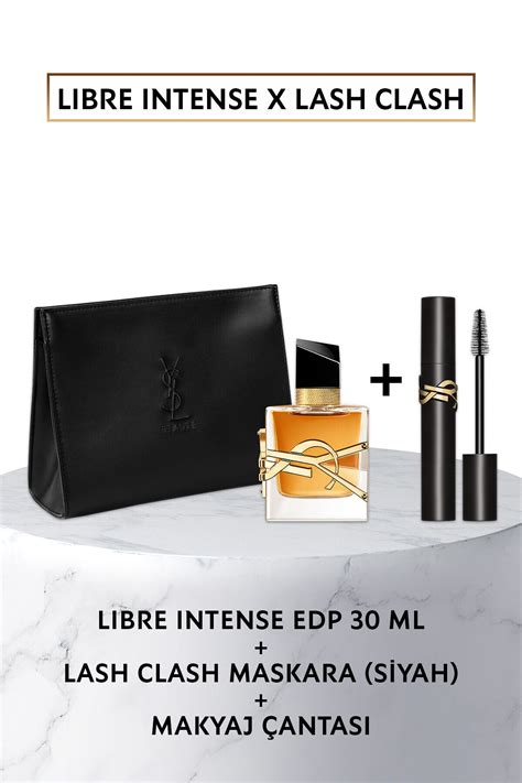 Yves Saint Laurent Libre Intense & Lash Clash & Makyaj Çantası 